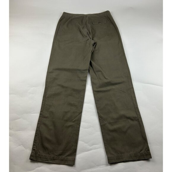 LONG Lee Dark Taupe High Rise Straight Leg Chino Pant 10L - Picture 5 of 6